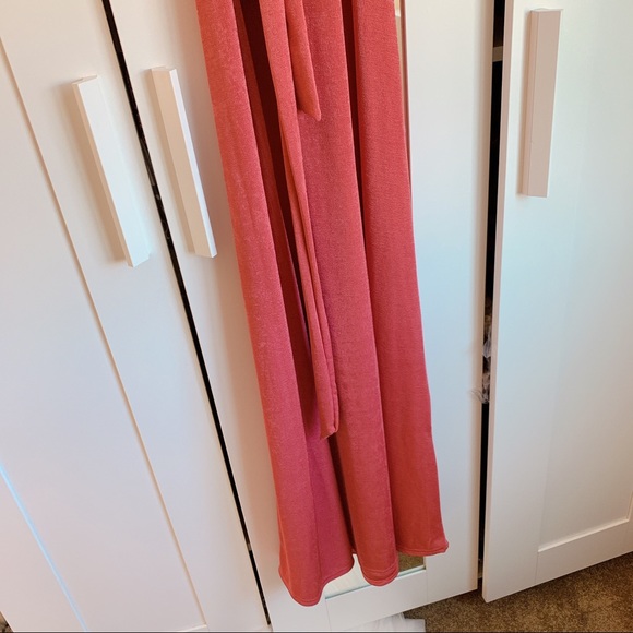 Little Mistress coral maxi dress. NWT - Picture 8 of 8